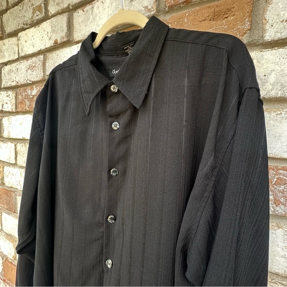 Vintage Long Sleeved Gauchu Button Down Shirt - Picture 2 of 14